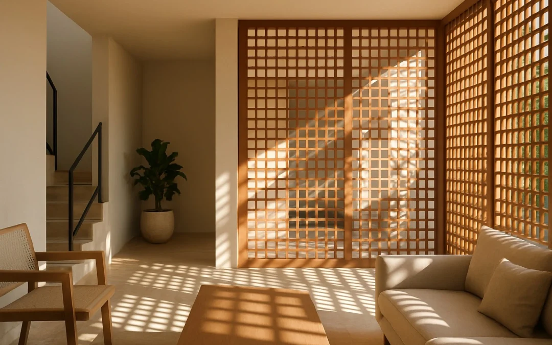 Diseño de iluminación con celosías